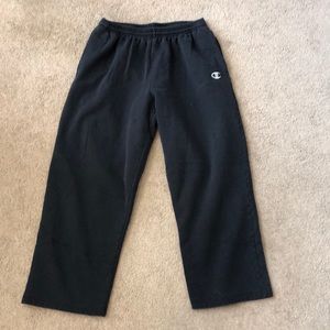 Black Champion Drawstring Sweatpants
